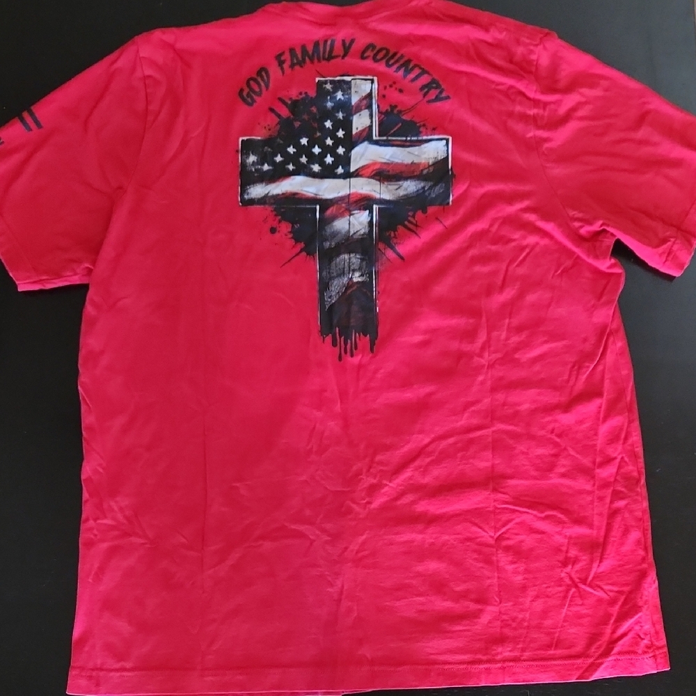 Red Graphic Mens T-Shirt